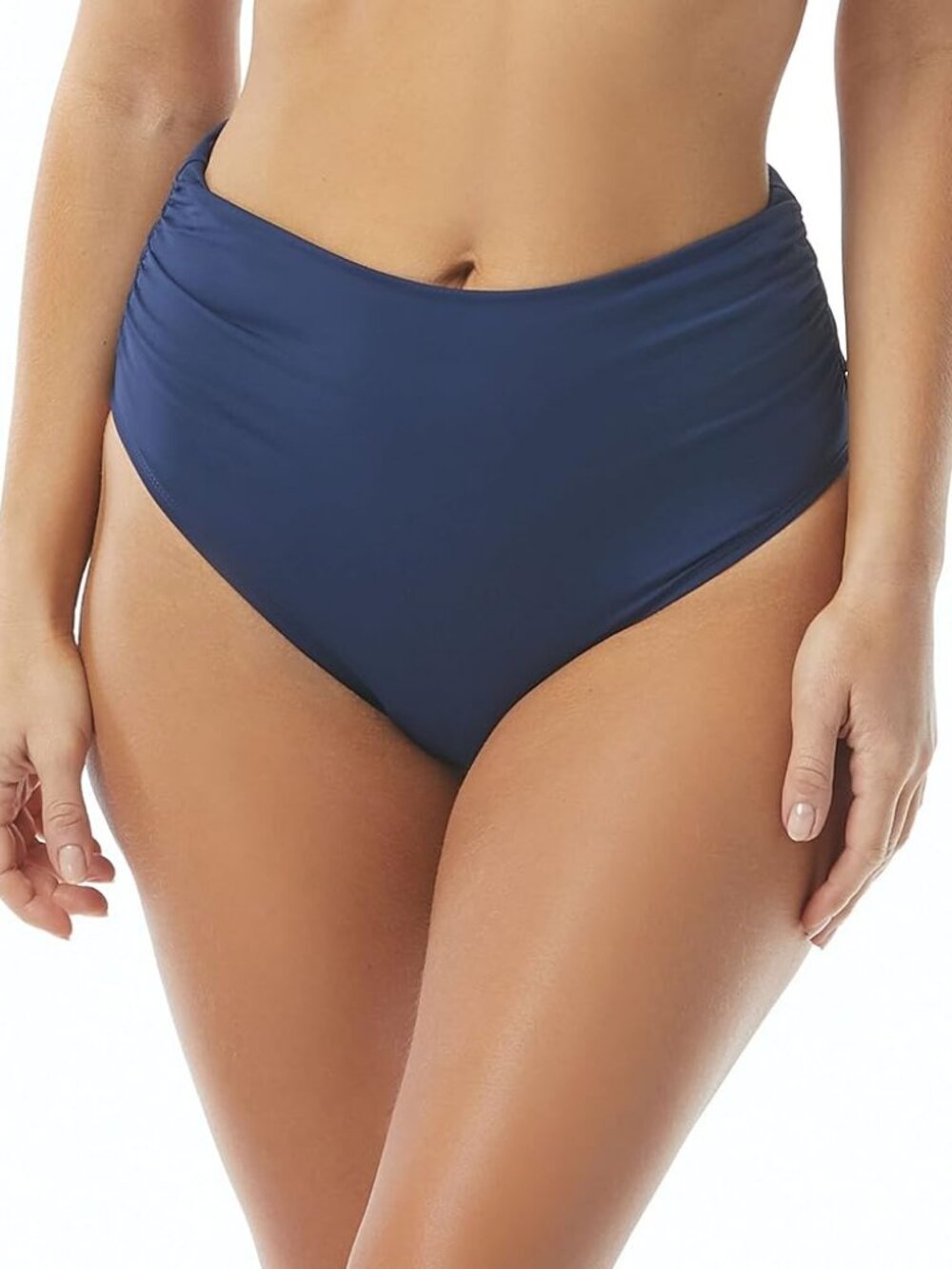 Coco Reef  Impulse Rollover Swim Bottoms, Navy   Women Size Large   NWT